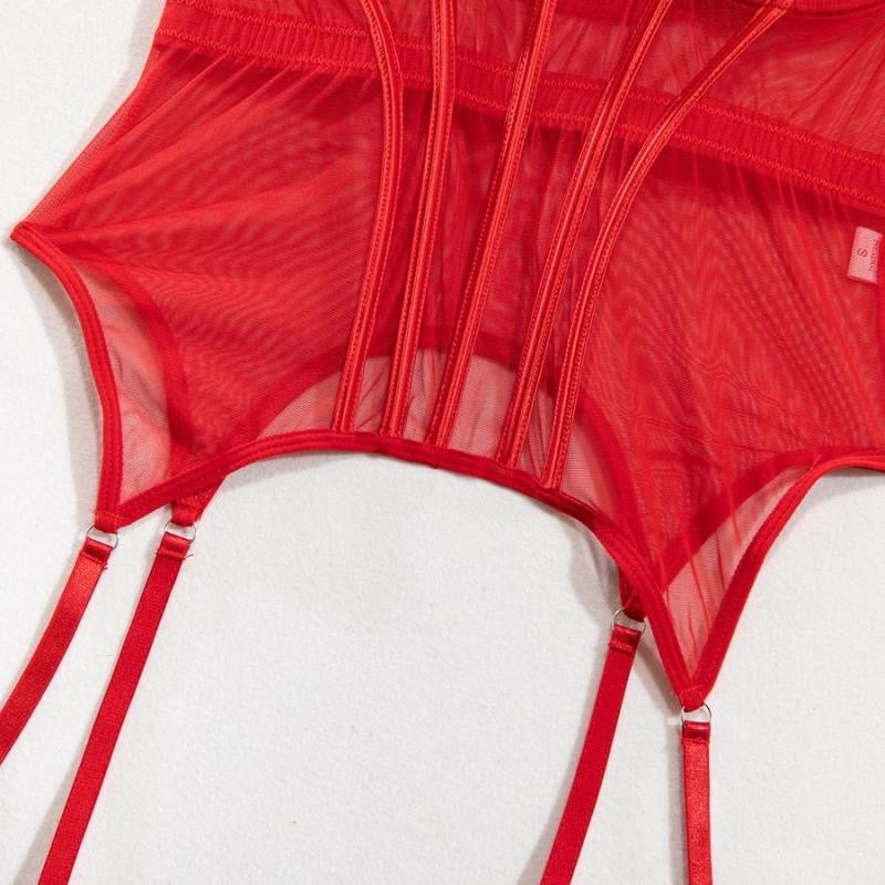 Tipo bustier con liguero