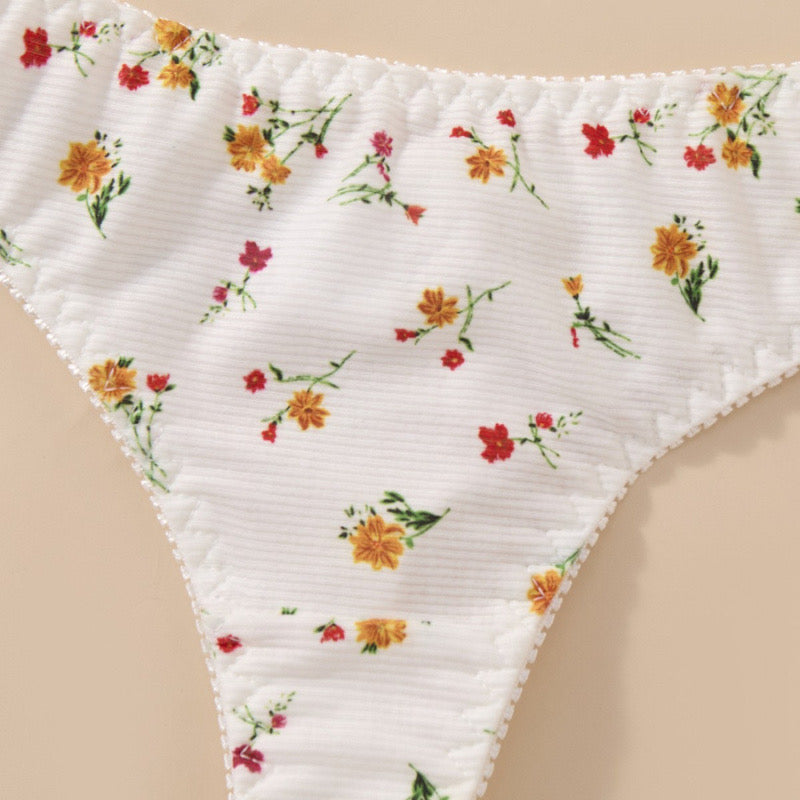 Coordinado con estampado floral