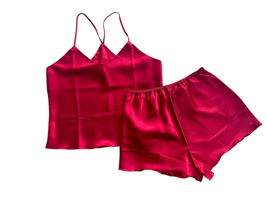 Pijama con espalda cruzada