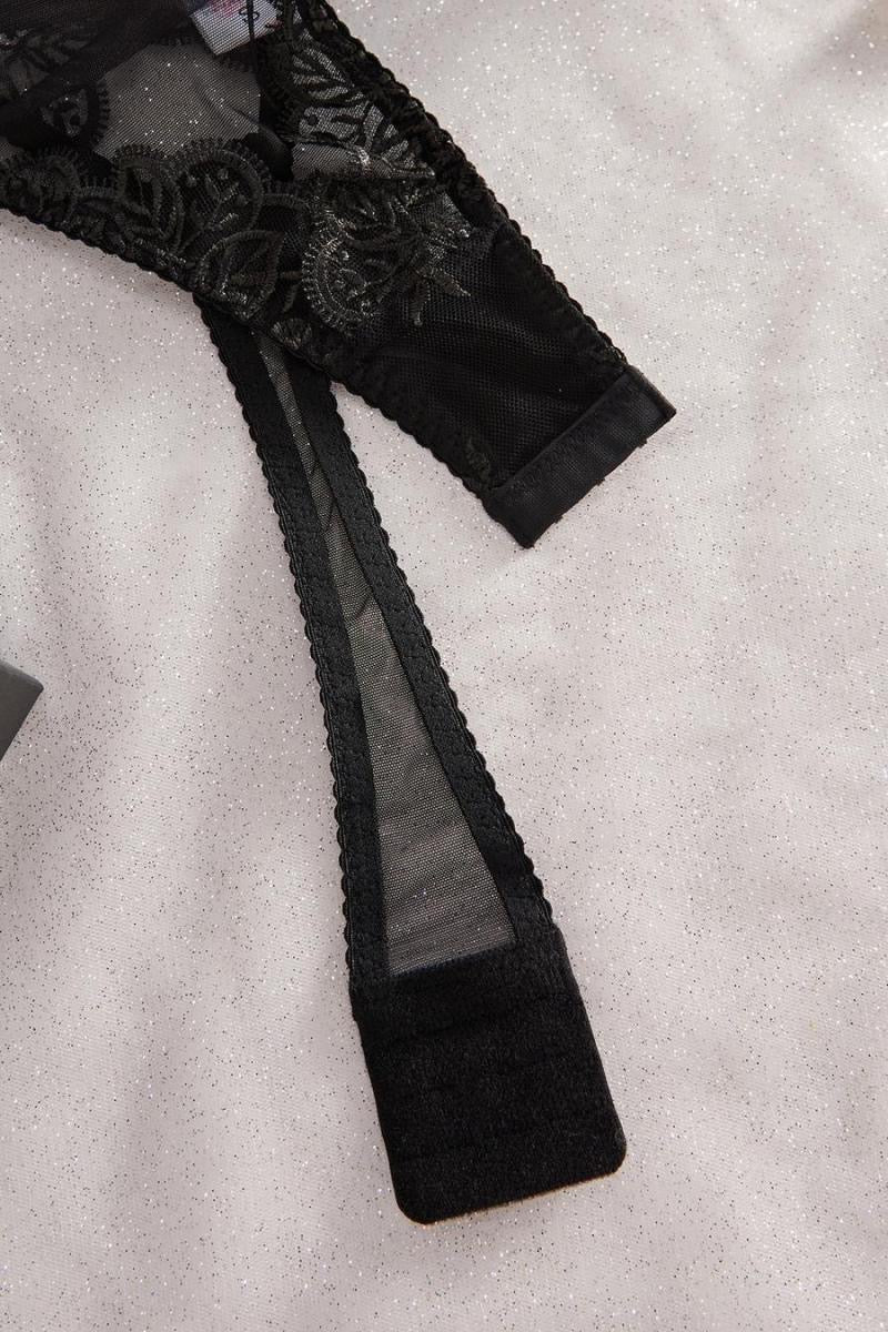 Body con escote en V y espalda descubierta