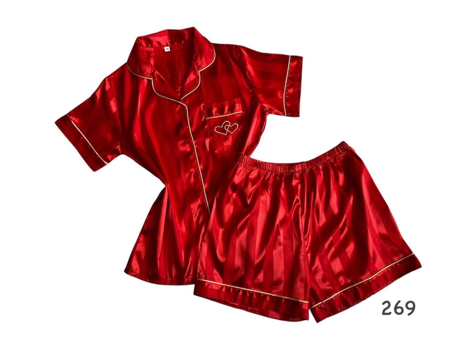 Pijama dos corazones