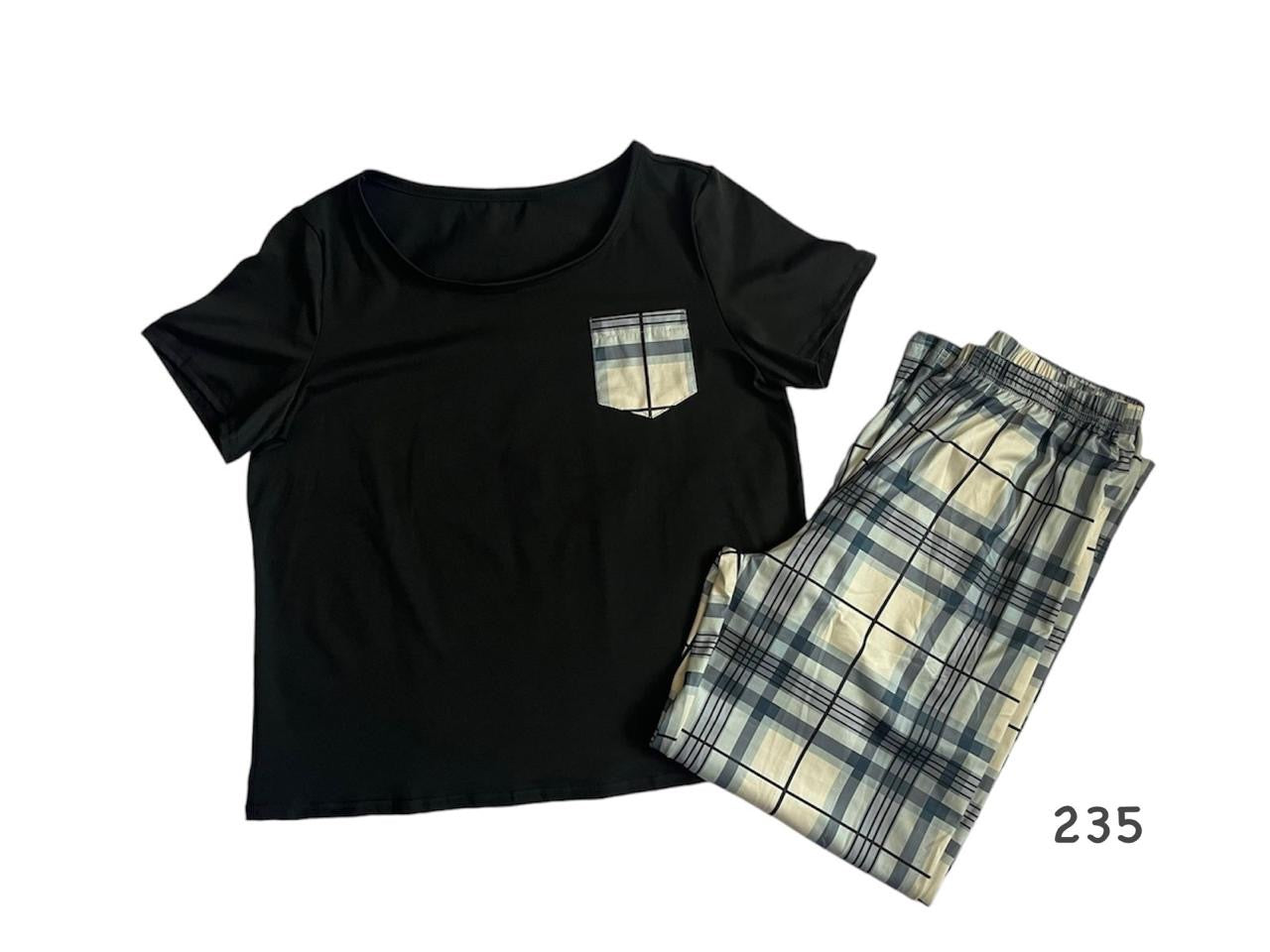 Pijama estampado cuadros