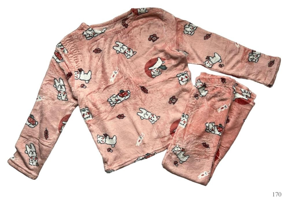 Pijama con estampado de perritos