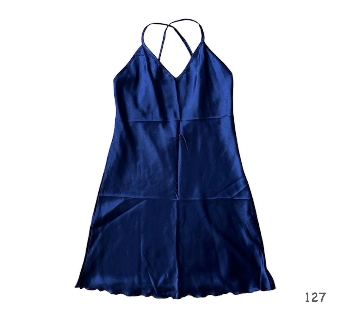 Pijama de vestido espalda cruzada