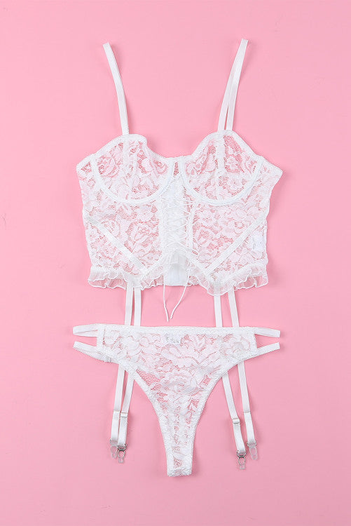 Coordinado con abertura a los costados de la pantie