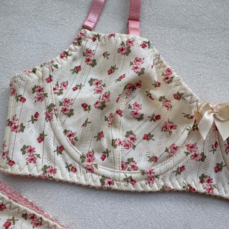 Coordinado estampado floral