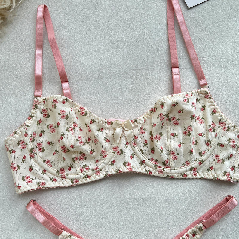 Coordinado estampado floral