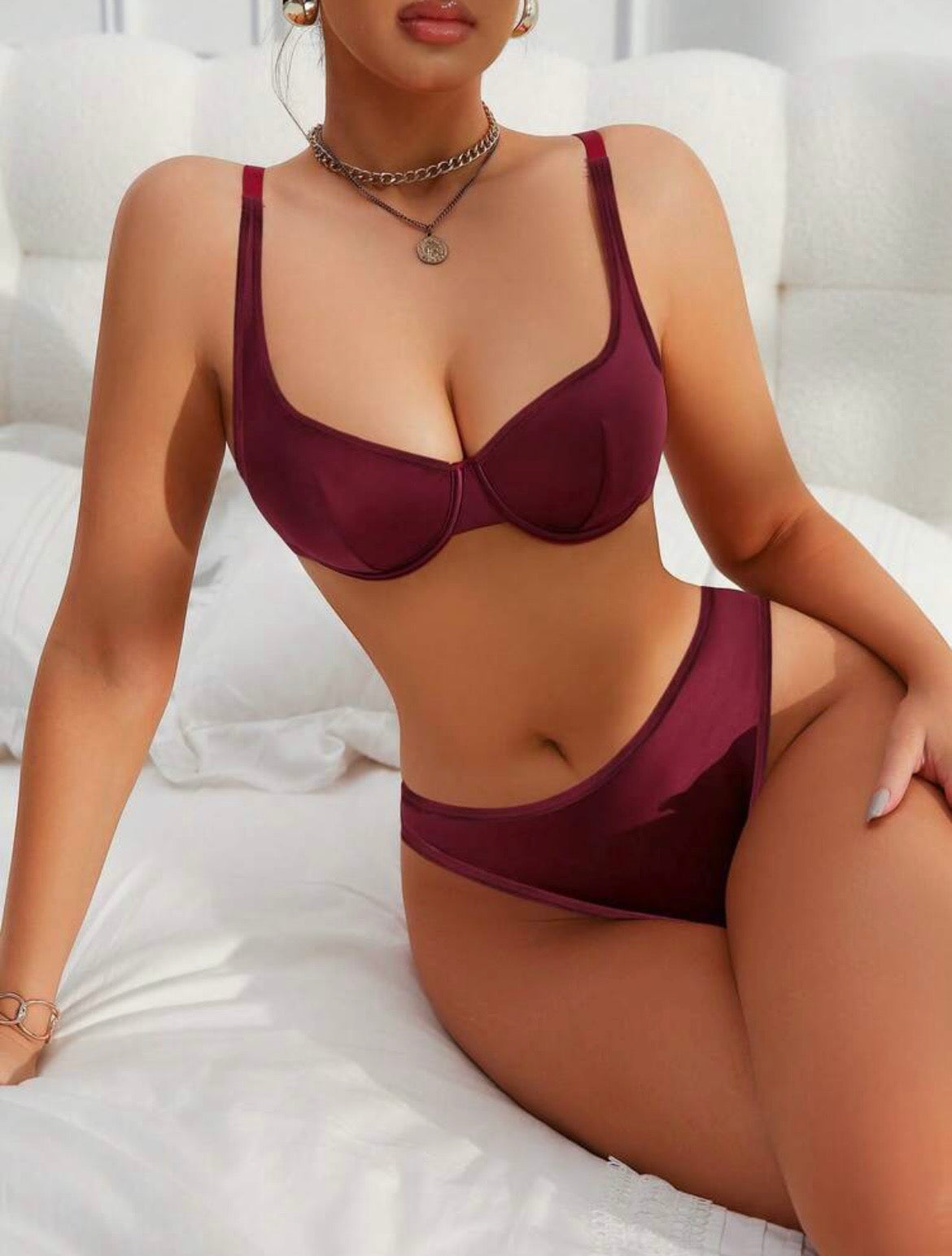 Coordinado satinado