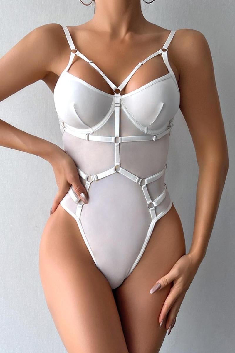 Body transparente con arnés ajustable