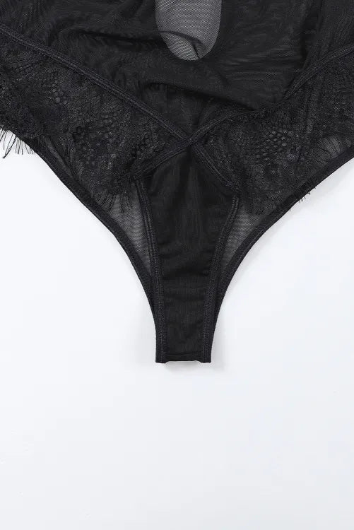 Coordinado con liguero unido a la pantie