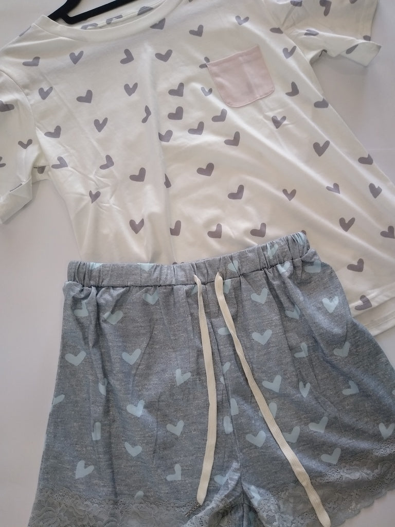 Pijama corazones