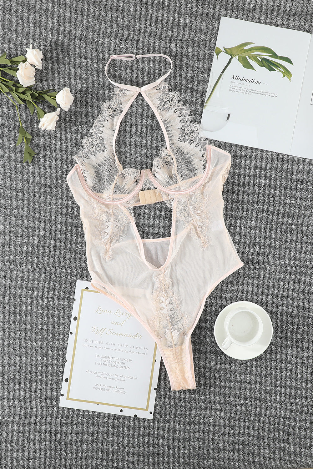 Body halter con varilla