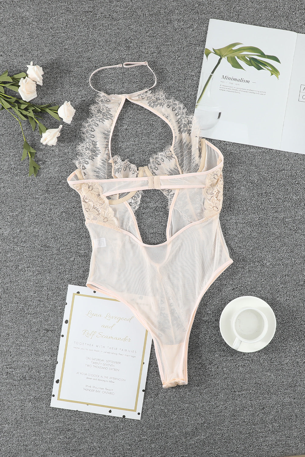 Body halter con varilla